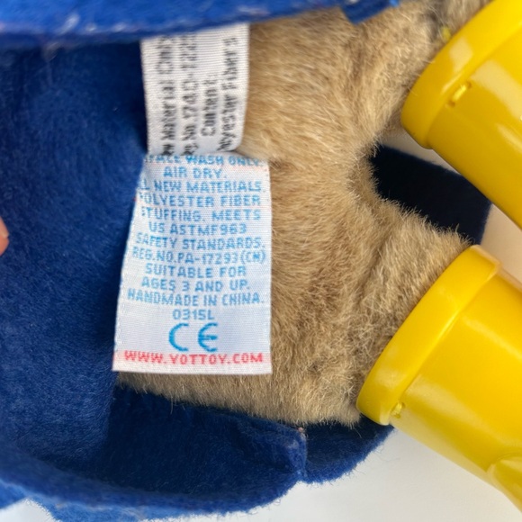 Classic Paddington Bear 2013 Yellow Boots Red Hat 10" YOTTOY Plush - Picture 5 of 5